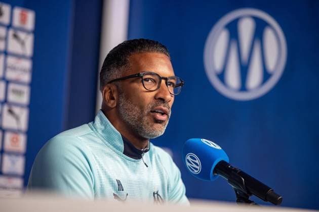 Football, France, Olympique Marseille, Press conference