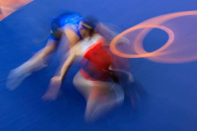 U17 Wrestling European Championships 110kg FS Hakim Taghiyev AZE df Magomed Omarov RUS Copyright: xKostadinxAndonov xUnitedxWorldxWrestlingx Kostadin Andonov United World Wrestling
