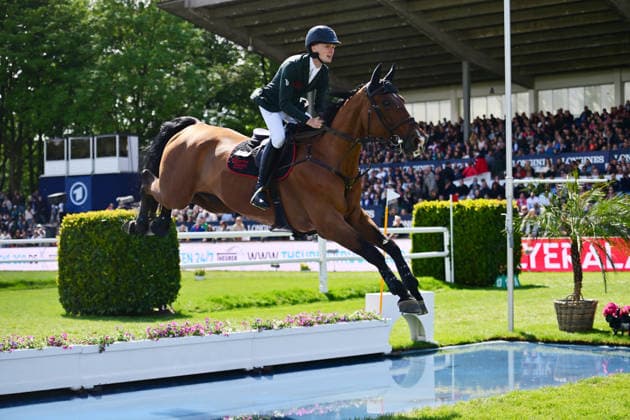GER Al Shira aa German Jumping Dressage Derby Hamburg 15 05 2026, GER Al Shira aa German Jumping Dressage Derby Hamburg, Prize of the Dreame de CSI4 Al Shira aa Derby Tour 2 Qualification for the German Jumping Derby Tom Schewe GER on King Blue am Wassergraben nordphotoxGmbH xWitke nph00002
