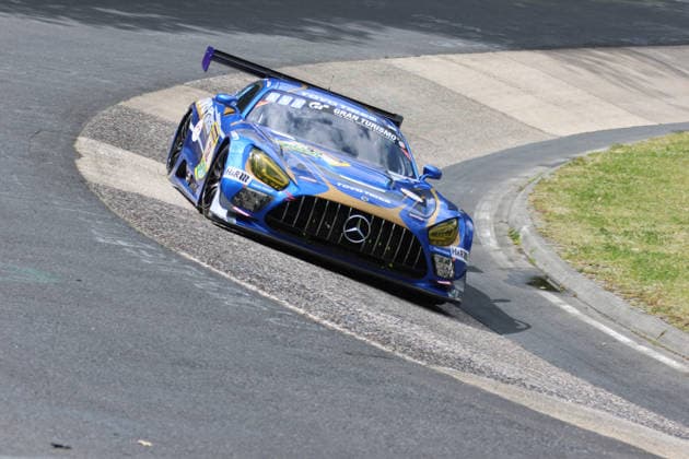 32 Yuichi Nakayama JAP Andreas Guelden Reiferscheid GER Tim Sandler Bochum GER , Mercedes AMG GT3, Team Toyo Racing with Ring Racing GER GER, Motorsport, 54 ADAC Ravenol 24H Rennen Nuerburgring 2025, Qualifying, Thursday, Nuerburg, 15 05 2026 GER, Motorsport, 54 ADAC Ravenol 24H Rennen Nuerburgring 2025, Qualifying, Thursday, Nuerburg, 15 05 2026 Nuerburg Copyright: xEibner-Pressefoto JuergenxAugstx EP_JAT