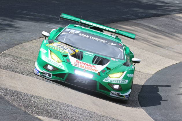 130 Marco Mapelli ITA Nicky Catsburg NDL Nicholas Yelloly GBR , Lamborghini Huracan GT3 EVO2, Team Red Bull Team Abt GER GER, Motorsport, 54 ADAC Ravenol 24H Rennen Nuerburgring 2025, Qualifying, Thursday, Nuerburg, 15 05 2026 GER, Motorsport, 54 ADAC Ravenol 24H Rennen Nuerburgring 2025, Qualifying, Thursday, Nuerburg, 15 05 2026 Nuerburg Copyright: xEibner-Pressefoto JuergenxAugstx EP_JAT
