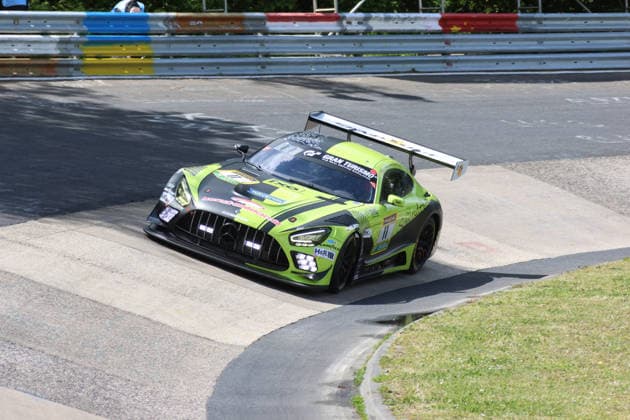 11 Kenneth Heyer Viersen GER Jay Mo Haertling Sprockhoevel GER Jannes Fitje Langenhahn GER Philip Ellis CHF , Mercedes AMG GT3, Team SR Motorsport by Schnitzelalm GER GER, Motorsport, 54 ADAC Ravenol 24H Rennen Nuerburgring 2025, Qualifying, Thursday, Nuerburg, 15 05 2026 GER, Motorsport, 54 ADAC Ravenol 24H Rennen Nuerburgring 2025, Qualifying, Thursday, Nuerburg, 15 05 2026 Nuerburg Copyright: xEibner-Pressefoto JuergenxAugstx EP_JAT