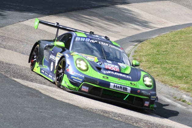 48 Patrick Assenheimer Heilbronn GER Tobias Mueller Euskirchen GER Dylan Pereira LUX Daan Arrow NDL , Porsche 911 GT3 R Evo2, Team 48 Lorsch Motorsport by Black Falcon GER GER, Motorsport, 54 ADAC Ravenol 24H Rennen Nuerburgring 2025, Qualifying, Thursday, Nuerburg, 15 05 2026 GER, Motorsport, 54 ADAC Ravenol 24H Rennen Nuerburgring 2025, Qualifying, Thursday, Nuerburg, 15 05 2026 Nuerburg Copyright: xEibner-Pressefoto JuergenxAugstx EP_JAT