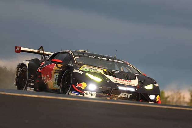 Pole Position 84 Mirko Bortolotti ITA Luca Engstler GER Patric Niederhauser CHF , Lamborghini Huracan GT3 EVO2, Abt Sportsline GER GER, Motorsport, 54 ADAC Ravenol 24H Rennen Nuerburgring 2025, Top Qualifying, Friday, Nuerburg, 15 05 2026 GER, Motorsport, 54 ADAC Ravenol 24H Rennen Nuerburgring 2025, Top Qualifying, Friday, Nuerburg, 15 05 2026 Nuerburg Copyright: xEibner-Pressefoto JuergenxAugstx EP_JAT
