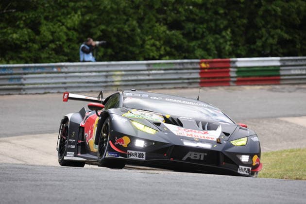 Pole Position 84 Mirko Bortolotti ITA Luca Engstler GER Patric Niederhauser CHF , Lamborghini Huracan GT3 EVO2, Team Abt Sportsline GER GER, Motorsport, 54 ADAC Ravenol 24H Rennen Nuerburgring 2025, Top Qualifying, Friday, Nuerburg, 15 05 2026 GER, Motorsport, 54 ADAC Ravenol 24H Rennen Nuerburgring 2025, Top Qualifying, Friday, Nuerburg, 15 05 2026 Nuerburg Copyright: xEibner-Pressefoto JuergenxAugstx EP_JAT