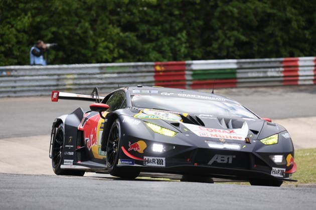 Pole Position 84 Mirko Bortolotti ITA Luca Engstler GER Patric Niederhauser CHF , Lamborghini Huracan GT3 EVO2, Team Abt Sportsline GER GER, Motorsport, 54 ADAC Ravenol 24H Rennen Nuerburgring 2025, Top Qualifying, Friday, Nuerburg, 15 05 2026 GER, Motorsport, 54 ADAC Ravenol 24H Rennen Nuerburgring 2025, Top Qualifying, Friday, Nuerburg, 15 05 2026 Nuerburg Copyright: xEibner-Pressefoto JuergenxAugstx EP_JAT
