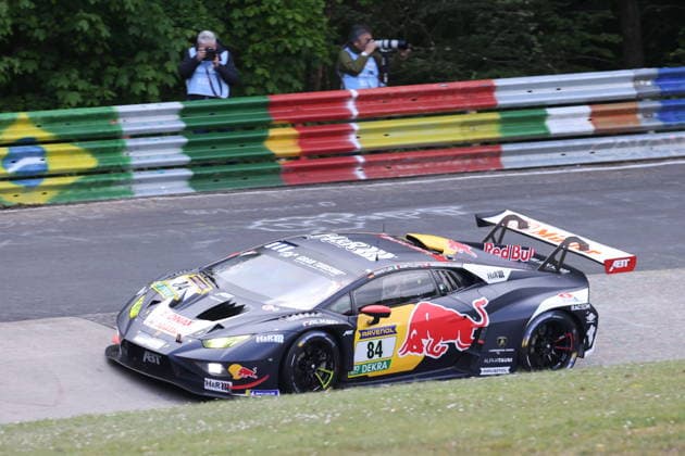 Pole Position 84 Mirko Bortolotti ITA Luca Engstler GER Patric Niederhauser CHF , Lamborghini Huracan GT3 EVO2, Team Abt Sportsline GER GER, Motorsport, 54 ADAC Ravenol 24H Rennen Nuerburgring 2025, Top Qualifying, Friday, Nuerburg, 15 05 2026 GER, Motorsport, 54 ADAC Ravenol 24H Rennen Nuerburgring 2025, Top Qualifying, Friday, Nuerburg, 15 05 2026 Nuerburg Copyright: xEibner-Pressefoto JuergenxAugstx EP_JAT