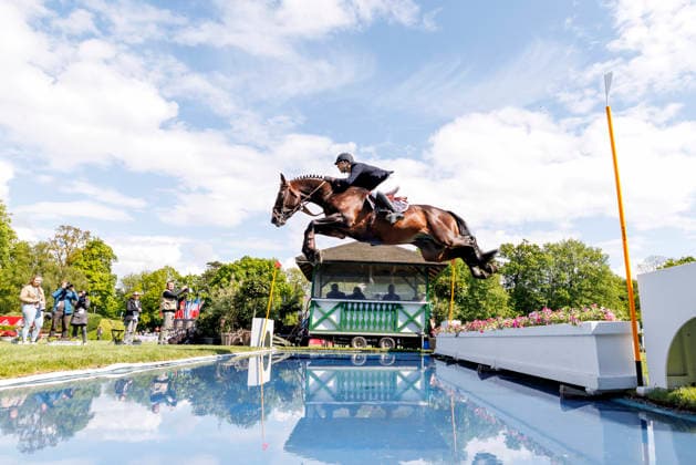 HAMBURG Al Shira aa 95 German Jumping and Dressage DERBY 2026, HAMBURG Al Shira aa 95 German Jumping and Dressage DERBY 2026 HUBERT CHICHE Charles LUX , Andain du Thalie Al Shira aa Derby Tour Dreame presents CSI4 2nd qualifier for the German Jumping Derby, Int jumping competition against the clock 1,50m Hamburg, Jenischpark, Derby Park Klein Flottbek 15 May 2026