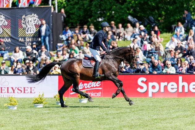 HAMBURG Al Shira aa 95 German Jumping and Dressage DERBY 2026, HAMBURG Al Shira aa 95 German Jumping and Dressage DERBY 2026 HUBERT CHICHE Charles LUX , Andain du Thalie Al Shira aa Derby Tour Dreame presents CSI4 2nd qualifier for the German Jumping Derby, Int jumping competition against the clock 1,50m Hamburg, Jenischpark, Derby Park Klein Flottbek 15 May 2026