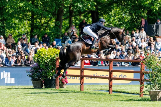 HAMBURG Al Shira aa 95 German Jumping and Dressage DERBY 2026, HAMBURG Al Shira aa 95 German Jumping and Dressage DERBY 2026 HUBERT CHICHE Charles LUX , Andain du Thalie Al Shira aa Derby Tour Dreame presents CSI4 2nd qualifier for the German Jumping Derby, Int jumping competition against the clock 1,50m Hamburg, Jenischpark, Derby Park Klein Flottbek 15 May 2026
