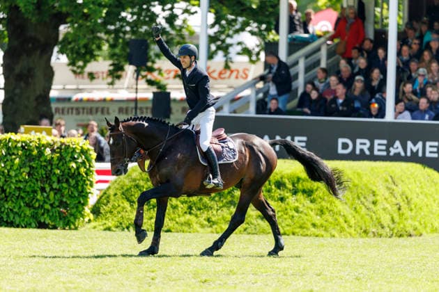 HAMBURG Al Shira aa 95 German Jumping and Dressage DERBY 2026, HAMBURG Al Shira aa 95 German Jumping and Dressage DERBY 2026 HUBERT CHICHE Charles LUX , Andain du Thalie Al Shira aa Derby Tour Dreame presents CSI4 2nd qualifier for the German Jumping Derby, Int jumping competition against the clock 1,50m Hamburg, Jenischpark, Derby Park Klein Flottbek 15 May 2026