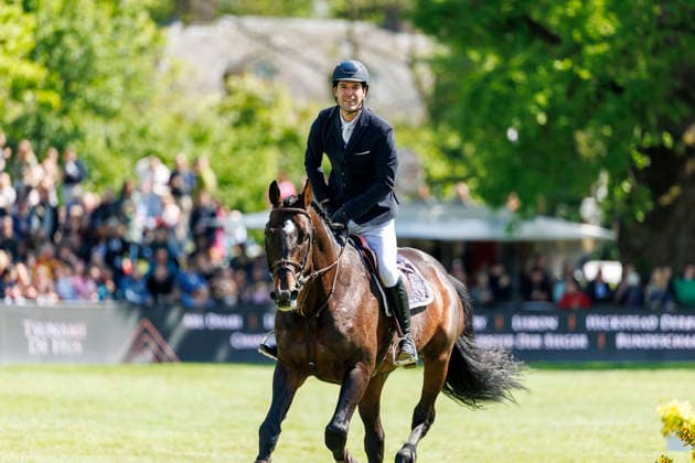 HAMBURG Al Shira aa 95 German Jumping and Dressage DERBY 2026, HAMBURG Al Shira aa 95 German Jumping and Dressage DERBY 2026 HUBERT CHICHE Charles LUX , Andain du Thalie Al Shira aa Derby Tour Dreame presents CSI4 2nd qualifier for the German Jumping Derby, Int jumping competition against the clock 1,50m Hamburg, Jenischpark, Derby Park Klein Flottbek 15 May 2026