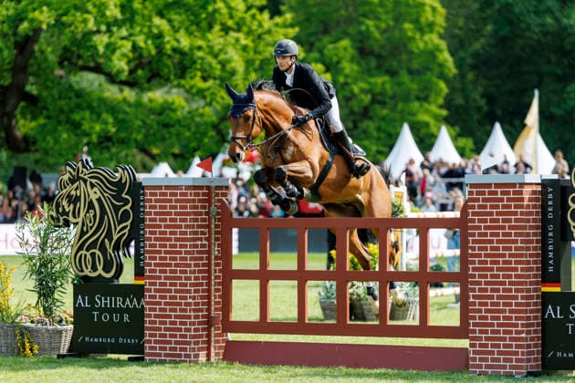 HAMBURG Al Shira aa 95 German Jumping and Dressage DERBY 2026, HAMBURG Al Shira aa 95 German Jumping and Dressage DERBY 2026 HEINEKE Simon GER , Cordillo Al Shira aa Derby Tour Dreame presents CSI4 2nd qualifier for the German Jumping Derby, Int jumping competition against the clock 1,50m Hamburg, Jenischpark, Derby Park Klein Flottbek 15 May 2026