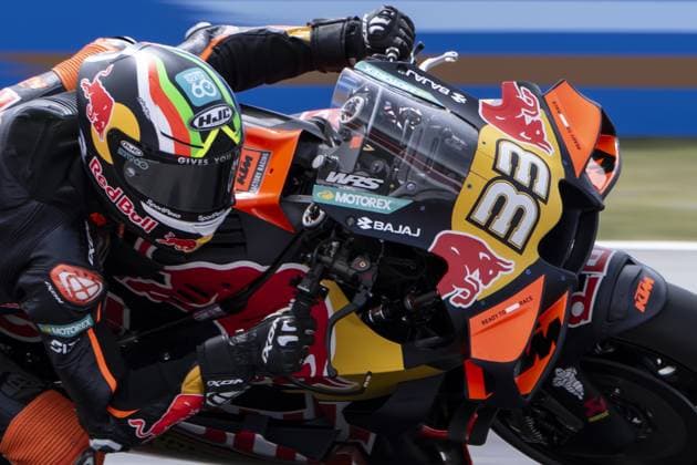 RECORD DATE NOT STATED MotoGP, 6th round of the World Championship, WM, Weltmeisterschaft in Catalonia Barcelona Barcelona (Spain), 15 05 2026 - Brad Binder (33), Red Bull KTM Factory Racing rider, during practice for the 6th round of the MotoGP World Championship, Grande Prix de Catalunya, Barcelona Spain Catalonia Spain Copyright: xJoaquimxGalantex