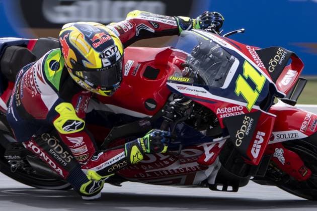 RECORD DATE NOT STATED MotoGP, 6th round of the World Championship, WM, Weltmeisterschaft in Catalonia Barcelona Barcelona (Spain), 15 05 2026 - Diogo Moreira (11), Honda LCR rider, during practice for the 6th round of the MotoGP World Championship, Catalan Grand Prix, Barcelona Spain Catalonia Spain Copyright: xJoaquimxGalantex