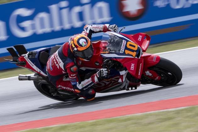 RECORD DATE NOT STATED MotoGP, 6th round of the World Championship, WM, Weltmeisterschaft in Catalonia Barcelona Barcelona (Spain), 15 05 2026 - Luca Marini (10), Honda LCR Castrol rider, during practice for the 6th round of the MotoGP World Championship, Grand Prix of Catalonia, Barcelona Spain; Catalonia Spain Copyright: xJoaquimxGalantex