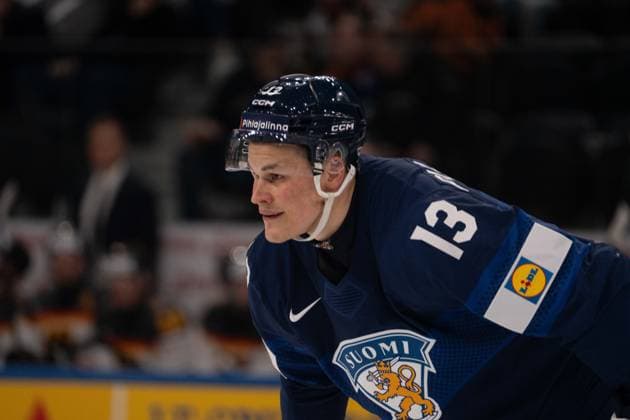 ZURICH, ZURICH - MAY 15: Jesse Puljujärvi of Finland during the 2026 IIHF World Championship, WM, Weltmeisterschaft Group A match between Finland and Germany at Swiss Life Arena on May 15, 2026 in Zurich, Zurich, Switzerland. Copyright: xLivioxBaeriswylx xSPPx Sportspressphoto_SPR147031