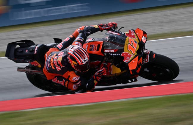 Ahead of Catalan MotoGP in Barcelona BARCELONA, SPAIN - MAY 15: Maverick Vinales of Red Bull KTM Tech3 takes part in the free practice session ahead of Catalan MotoGP, the 6th leg of the 2026 MotoGP World Championship, WM, Weltmeisterschaft at the Circuit de Barcelona-Catalunya in Barcelona, Spain on May 15, 2026. Burak Akbulut Anadolu Barcelona Spain. Editorial use only. Please get in touch for any other usage.  Copyright: x2026xAnadoluxBurakxAkbulutx