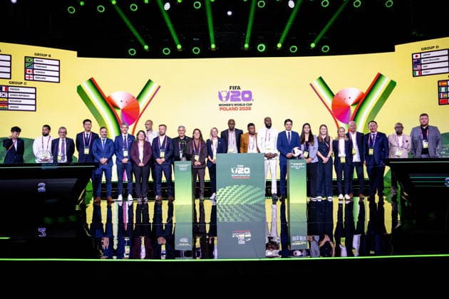 LODZ 15.05.2026 LOSOWANIE GRUP MISTRZOSTW SWIATA FIFA U-20 KOBIET 2026 --- GROUP STAGE DRAW WOMEN S WORLD CUP FIFA U-20 2026 N Z WSZYSCY TRENERZY KADR MISTRZOSTW SWIATA U20 ALL national team, Nationalteam COACHES FOT.PAWEL PIOTROWKSKI 400MM NEWSPIX.PL --- newspix.pl 