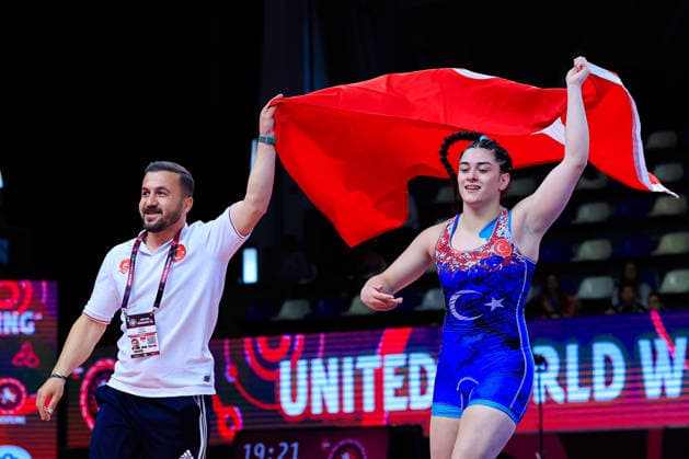 U17 Wrestling European Championships 69kg WW Kiymet Rumeysa Tezcan TUR Samokov Arena Samokov Bulgaria Copyright: xKostadinxAndonov xUnitedxWorldxWrestlingx Kostadin Andonov United World Wrestling