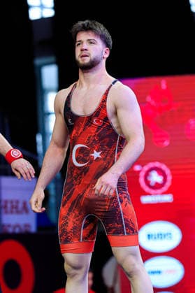 U17 Wrestling European Championships 80kg FS Emirhan Cayir TUR Copyright: xKostadinxAndonov xUnitedxWorldxWrestlingx Kostadin Andonov United World Wrestling