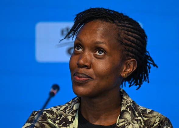 Wanda Diamond League Shanghai Keqiao 2026 - press conference, PK, Pressekonferenz SHAOXING, CHINA - MAY 15: Kenyan distance running superstar Faith Kipyegon is seen at a press conference on the eve of the Yangtze River Delta Athletics Diamond Gala, the Shanghai Keqiao leg and opening meeting of the 2026 Wanda Diamond League circuit, at the China Textile City Sports Center in Keqiao, Shaoxing, Zhejiang province, China, on May 15, 2026. Shanghai China Copyright: xSTRx originalFilename:str-wandadia260515_npUiS.jpg