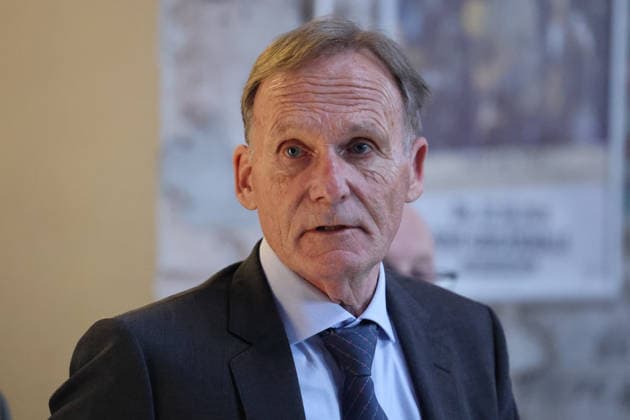 15 05 2026, Football, Season 2025 2026, Honorary Gala of the Saarland Football Association, President Hans Joachim Watzke Borussia Dortmund Neunkirchen Gebläsehalle Saarland Germany DEU Copyright: xSebastianxBachx