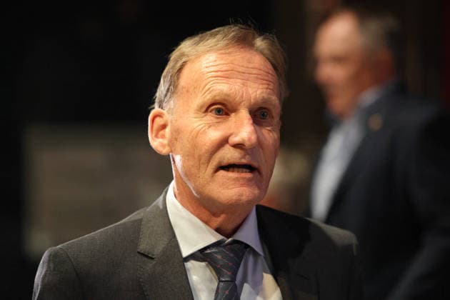 15 05 2026, Football, Season 2025 2026, Honorary Gala of the Saarland Football Association, President Hans Joachim Watzke Borussia Dortmund Neunkirchen Gebläsehalle Saarland Germany DEU Copyright: xSebastianxBachx