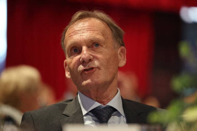 15 05 2026, Football, Season 2025 2026, Honorary Gala of the Saarland Football Association, President Hans Joachim Watzke Borussia Dortmund Neunkirchen Gebläsehalle Saarland Germany DEU Copyright: xSebastianxBachx
