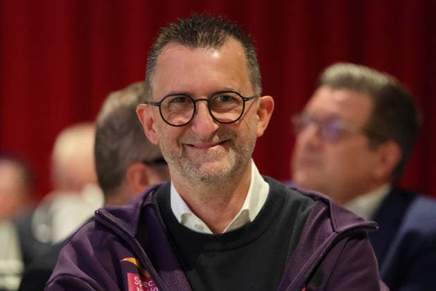 15 05 2026, Football, 2025 2026 season, Saarland Football Association Volunteer Gala, Saarland Minister of the Interior, Building and Sport Reinhold Jost Neunkirchen Gebläsehalle Saarland Germany DEU Copyright: xSebastianxBachx