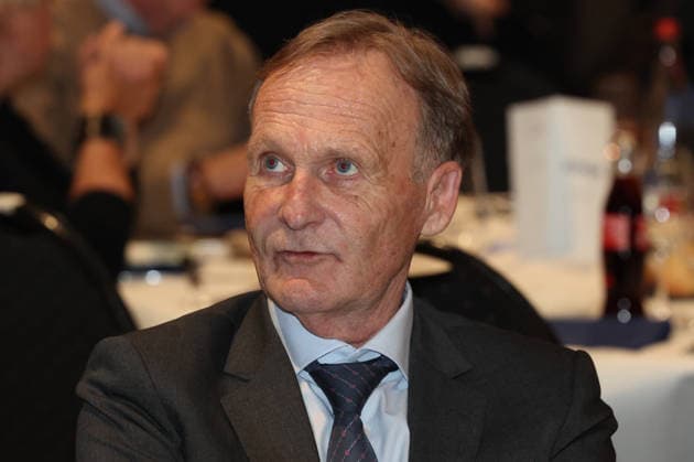 15 05 2026, Football, Season 2025 2026, Honorary Gala of the Saarland Football Association, President Hans Joachim Watzke Borussia Dortmund Neunkirchen Gebläsehalle Saarland Germany DEU Copyright: xSebastianxBachx