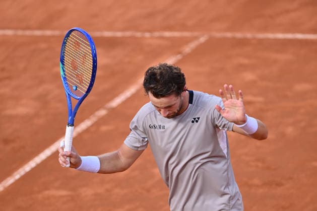 TENNIS - Internazionali di Tennis - Internazionali BNL d Italia Photo by IPA ABACAPRESS.COM84724976 - Casper Ruud of Norway celebrate the victory against Luciano Darderi of Italy during the Internazionali BNL d Italia Day Eleven at Foro Italico on May 15, 2026 in Rome, Italy. Rome Italy  Copyright: xIPAxSport ABACAx