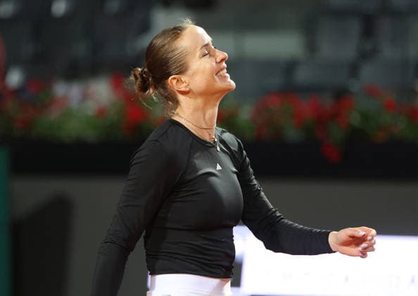 May 15, 2026, Rome, Lazio, Italy: ELINA SVITOLINA of Ukraine after the match against I. Swiatek of Poland in the semifinals of tennis tournament WTA, Tennis Damen 1000 Internazionali BNL DÃ¢â‚¬â ¢Italia, Rome, Italy. Svitolina won 6:4, 2:6, 6:2. Tennis 2026, WTA Italian Open: Elina Svitolina 6:4, 2:6, 6:2  - ZUMAc278 20260515_zsp_c278_052 Copyright: xMarcinxCholewinskix