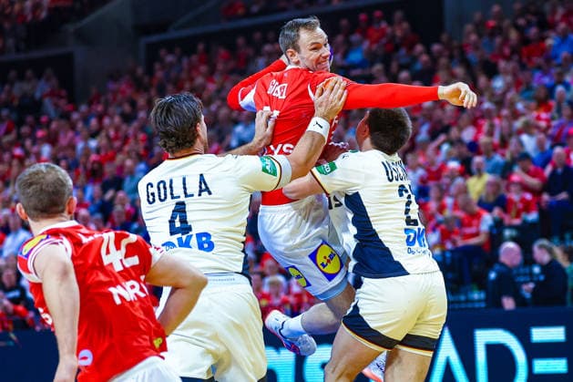Handball, International match, Denmark - Germany