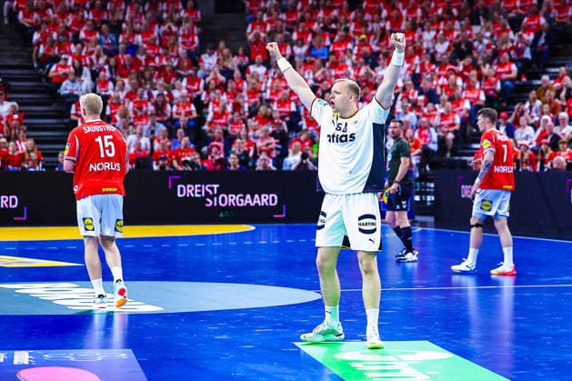 15 05 2026, xIAJx, handball, international match, test match, Denmark Germany, Royal Arena Copenhagen Justus Fischer Germany 54 Denmark