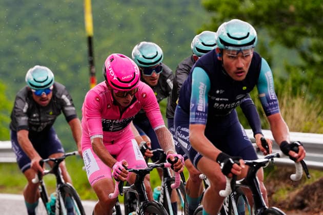 Portugal™s Afonso Oliveira Eulalio of Bahrain Victorious during Stage 7 of the Giro d™Italia, from Formia to Blockhaus, Italy, Friday, May 15, 2026.  Copyright: xFabioxFerrari LaPressex