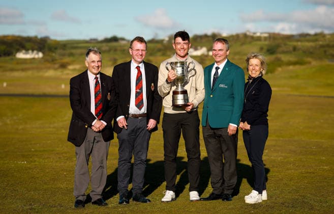 REPRO FREE *PRESS RELEASE NO REPRODUCTION FEE* EDITORIAL USE ONLY North of Ireland Men s Amateur Open, Royal Portrush Golf Club, Portrush 15 5 2026 15 5 2026  Copyright: x INPHO NickxElliottx ne-1-10