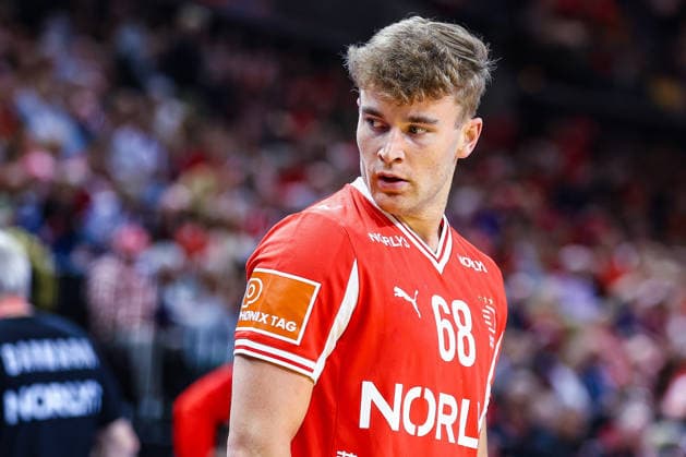 15 05 2026, xIAJx, handball, international match, test match, Denmark Germany, Royal Arena Copenhagen Victor Norlyk Denmark 68 Denmark