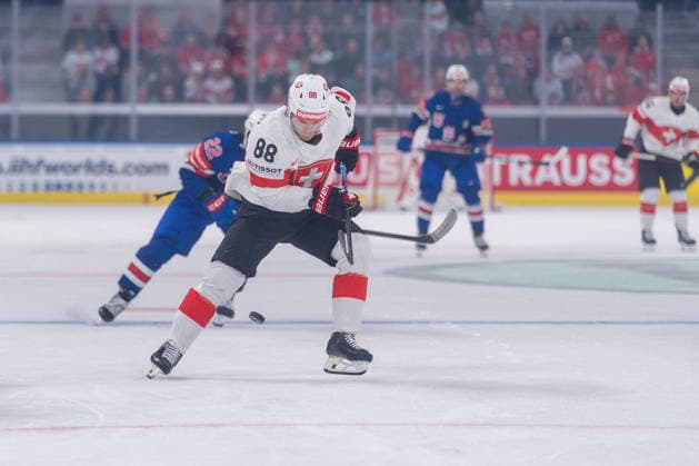 15 05 2026, Zurich, Swiss Life Arena, Ice Hockey World Championships USA Switzerland, 88 Christoph Bertschy Switzerland Zurich Swiss Life Arena Zurich Switzerland Copyright: xJustPictures.ch StefanxEmchx jp-de-StEm-DSC0081220260515