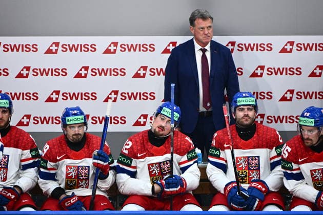 Czech coach Radim Rulik during the IIHF World Championship, WM, Weltmeisterschaft Group B match Czech Republic vs Denmark on May 15, 2026, Fribourg, Switzerland. (CTKxPhoto RadekxPetrasek) CTKPhotoP2026051508504  CTKPhotoP2026051508504