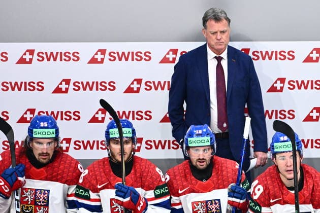Czech coach Radim Rulik during the IIHF World Championship, WM, Weltmeisterschaft Group B match Czech Republic vs Denmark on May 15, 2026, Fribourg, Switzerland. (CTKxPhoto RadekxPetrasek) CTKPhotoP2026051508581  CTKPhotoP2026051508581