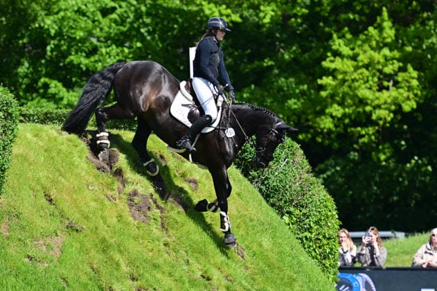 GER Al Shira aa German Jumping Dressage Derby Hamburg 15 05 2026, GER Al Shira aa German Jumping Dressage Derby Hamburg, Prize of the Dreame de CSI4 Al Shira aa Derby Tour 2 Qualification for the German Jumping Derby in the picture Marike Ahlers GER on Abahadschi 2 am Wall nordphotoxGmbH xWitke nph00002