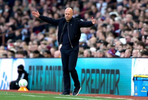 Liverpool manager Arne Slot shows a look of dejection Aston Villa v Liverpool, Premier League, Football, Villa Park, Birmingham, UK - 15 May 2026Birmingham Villa Park United Kingdom EDITORIAL USE ONLY No use with unauthorised audio, video, data, fixture lists, club league logos or live services. Online in-match use limited to 120 images, no video emulation. No use in betting, games or single club league player publications. Copyright: xKieranxMcManus Shutterstockx 16876814z