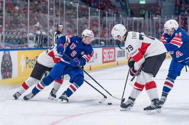 15 05 2026, Zurich, Swiss Life Arena, Ice Hockey World Championships USA Switzerland, 82 Danny Nelson United States Zurich Swiss Life Arena Zurich Switzerland Copyright: xJustPictures.ch StefanxEmchx jp-de-StEm-DSC0139320260515