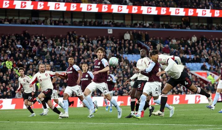 Virgil van Dijk of Liverpool scores a goal to make the score 1-1 Aston Villa v Liverpool, Premier League, Football, Villa Park, Birmingham, UK - 15 May 2026Birmingham Villa Park United Kingdom EDITORIAL USE ONLY No use with unauthorised audio, video, data, fixture lists, club league logos or live services. Online in-match use limited to 120 images, no video emulation. No use in betting, games or single club league player publications. Copyright: xKieranxMcManus Shutterstockx 16876814as