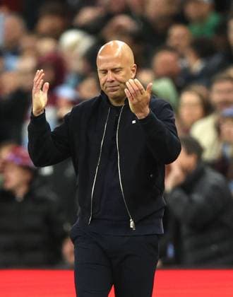 Liverpool manager Arne Slot shows a look of dejection Aston Villa v Liverpool, Premier League, Football, Villa Park, Birmingham, UK - 15 May 2026Birmingham Villa Park United Kingdom EDITORIAL USE ONLY No use with unauthorised audio, video, data, fixture lists, club league logos or live services. Online in-match use limited to 120 images, no video emulation. No use in betting, games or single club league player publications. Copyright: xKieranxMcManus Shutterstockx 16876814ba