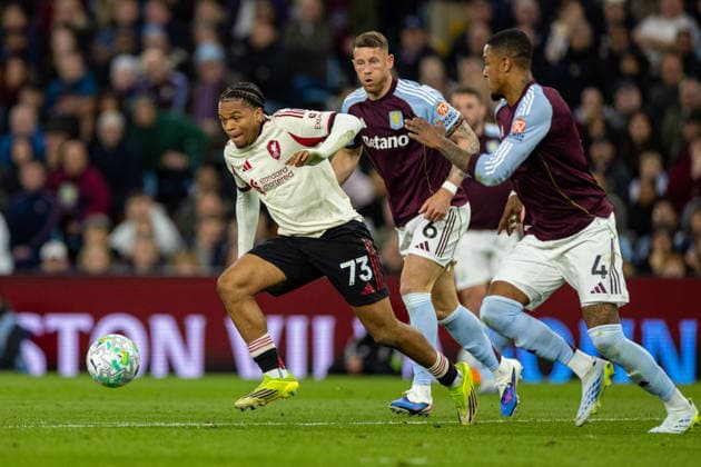 Football - FA Premier League - Aston Villa FC v Liverpool FC BIRMINGHAM, ENGLAND - Friday, May 15, 2026: Liverpool s Rio Ngumoha during the FA Premier League match between Aston Villa FC and Liverpool FC at Villa Park. (Photo by David Rawcliffe Propaganda) BIRMINGHAM Villa Park WEST MIDLANDS ENGLAND  Copyright: xDavidxRawcliffex P2026-05-15-Aston Villa_Liverpool-96