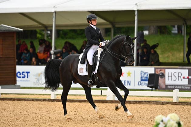Katharina HEMMER on Special Gold PCH, Action,Dressage,Dressage Riding Horse International 2026 on 15 05 2026 in Munich Riem,Olympia Reitanlage Â