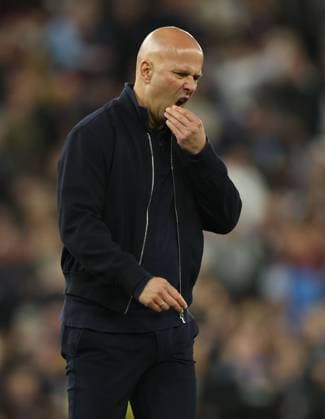 Liverpool manager Arne Slot shows a look of dejection at full time Aston Villa v Liverpool, Premier League, Football, Villa Park, Birmingham, UK - 15 May 2026Birmingham Villa Park United Kingdom EDITORIAL USE ONLY No use with unauthorised audio, video, data, fixture lists, club league logos or live services. Online in-match use limited to 120 images, no video emulation. No use in betting, games or single club league player publications. Copyright: xKieranxMcManus Shutterstockx 16876814bm