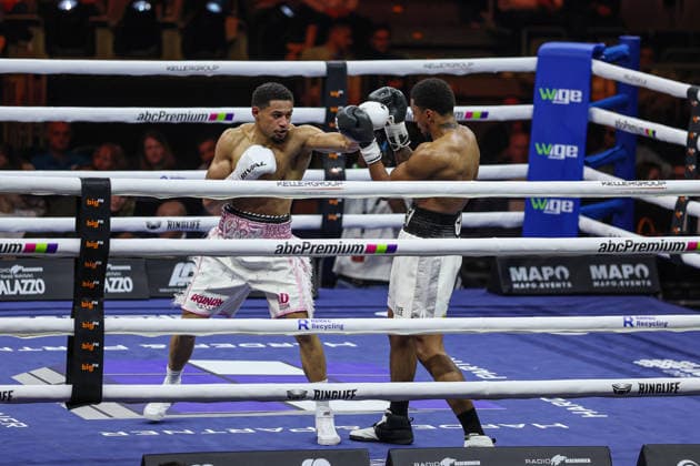 Oluwole Ciosek vs Shae Green at Ringside Series 2026 Night of Heavyweights on 15 05 26 at SAP Arena, Mannheim xamx Photo Alfio Marino Copyright: